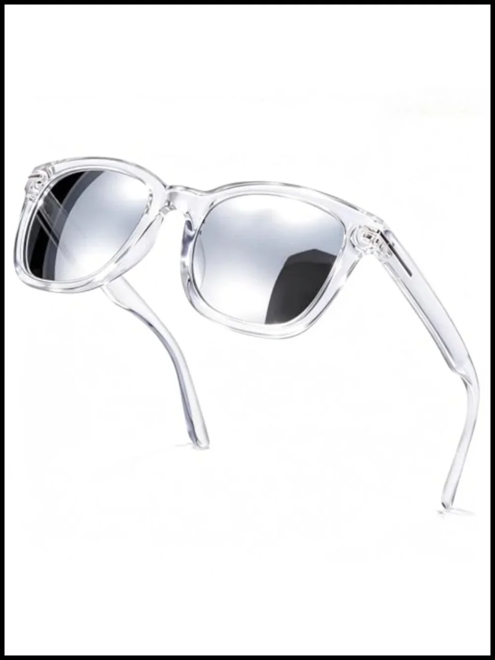 Polarized UV400 Square Sunglasses Oversized Frame